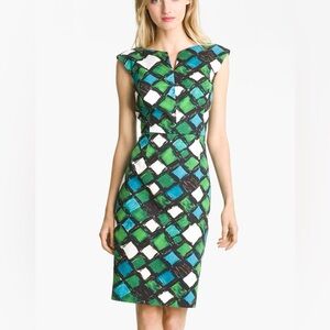 Genuine Milly Peggy Cotton Sheath Dress sz 2 NWT